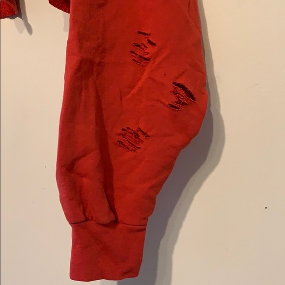 Furst of a Kind cropped distressed sweatsh… - Picture 4 of 4